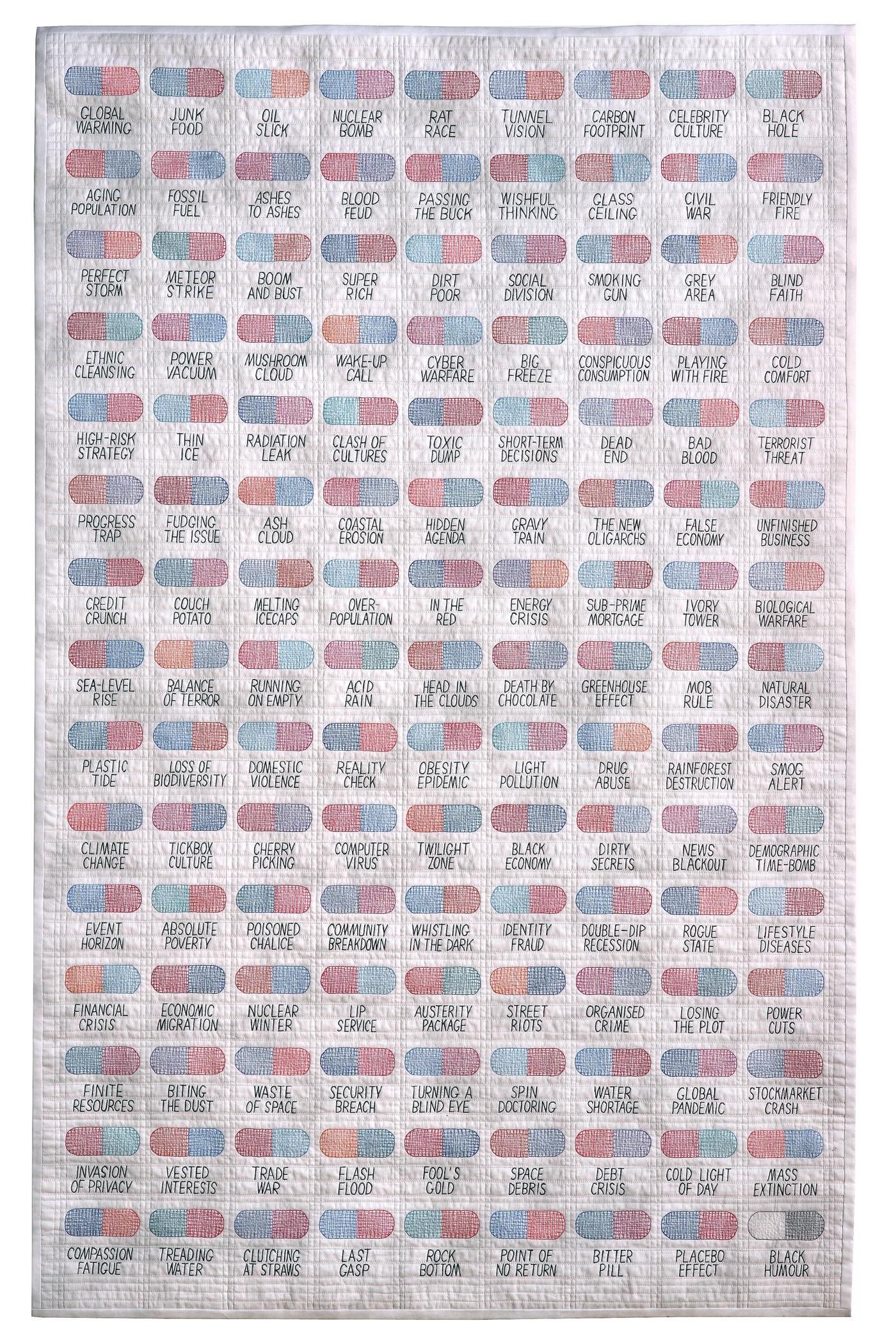 Sara Impey, Quilt, Bitter Pills