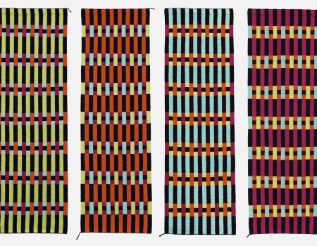 5. Brita Been, tapestry, RUNNER IV, V, VI, VII  2009  80 x 265 cm x 4 pieces