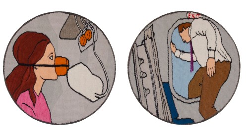 Kristin Saeterdal tapestry Mom&Dad Emergency