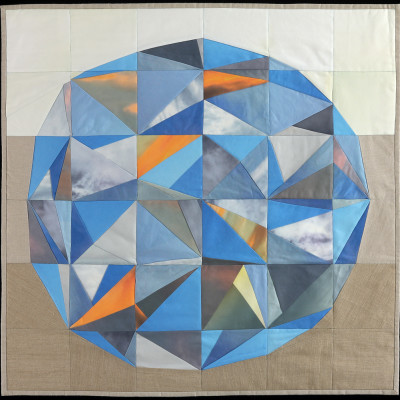 Amber Jean Young, quilt, Sky Orb I v2