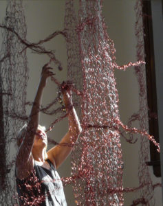 My Father's Religion at ArtPrize, me installing