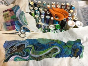 Rachel Wright's sewing box