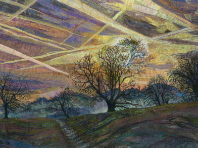 Rachel Wright Textiles sky trails