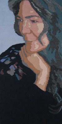 Barbara Burns tapestry, Leigh