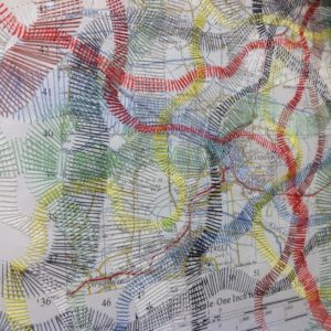 Elisabeth Rutt, Desire Lines, art textiles