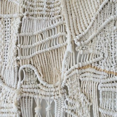 macrame and weaving details