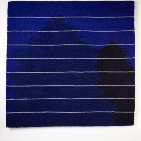 Justine Randall, Tapestry, Midnight,Moonlight&shadows_2016_170x170cm_wool,cotton