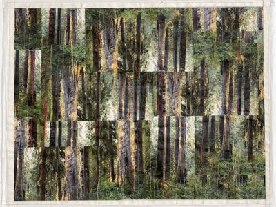Rain Forest textile art